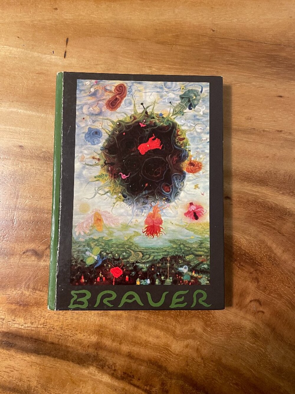 Vtg Brauer Surrealist Visionary Art Book Austrian Psychedelic HC 1973